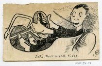 Sketch by Alvin Page Colby, c. 1917-1918