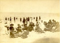 Coyote Point Beachgoers, c. 1887-1888