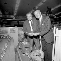 Ringling Brothers President Henry Ringling North with David Bohannon, Octob