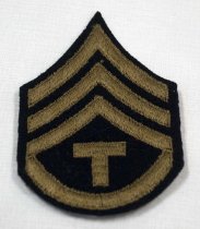 WWII Army Technician Third Grade Patch, c. 1941-1946