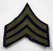 WWII Army Sergeant Patch, c. 1941-1946