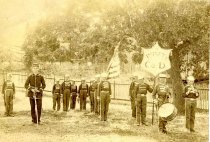 "First Infantry, Company D" Boy's Group.  c. 1880-1890