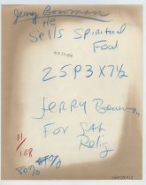 Untitled [Photograph of Jerry Bowman], August 18, 1979