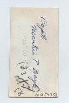 Untitled [Portrait photograph of Martin P. Boyle], October 22, 1958