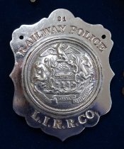Railway Police L.I.R.R.Co. Badge
