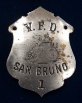 V.F.D. San Bruno Badge