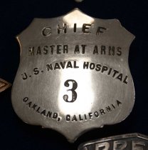 U.S. Naval Hospital Chief Master at Arms Badge