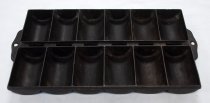 Iron Cornbread Pan, c. 1900-1950