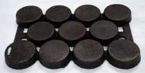 Cast Iron Muffin Pan, c. 1900-1950