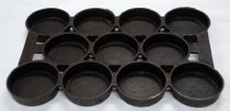 Cast Iron Muffin Pan, c. 1900-1950