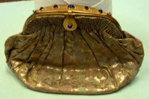 Victorian Gold Floral Purse, c. 1870-1905