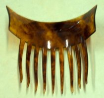 Spanish Tortoise Shell Comb, c. 1870-1905