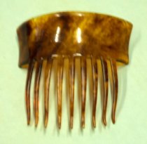 Spanish Tortoise Shell Comb, c. 1870-1905