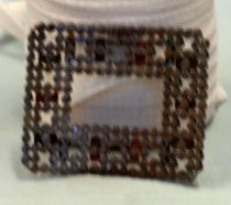 Rhinestone Shoe Buckle, c. 1880-1925