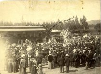 President Benjamin Harrison in Redwood City, April 29, 1891