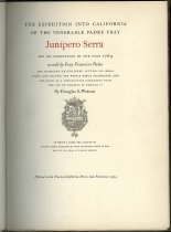 The Expedition into California of the Venerable Padre Fray Junipero Serra a