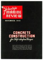 Reprint of the article "Concrete Construction for Ship-Shaped Barges" 1943