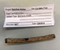 Cast of c. 1485-1780 Bird Bone Whistle, 2019