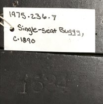 c. 1890 Single-seat Buggy