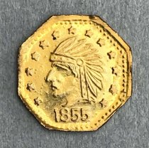 California 1/4 Gold Piece, 1855