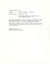 San Mateo County Sheriff’s Office Orders, c. late 1950s to 1960s