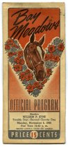 Bay Meadows Official Program from Monday, November 5, 1945