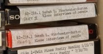 Burton Klose Interviewing People About Sarah L. Winchester, c. 1971
