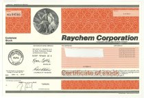 Raychem Stock Certificate, 1997