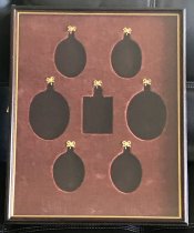 Shadow Box Frame for Flood Family Portraits, c. 1908-1918