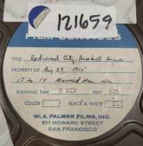 Redwood City Baseball Game, August 29, 1915