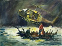 "The Rescue" by Edith Ford, c. 1970s-1980s