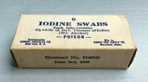 Iodine Swabs, 1938