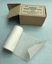 Bandage Gauze Roller Plain, c. 1941-1945