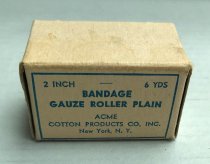 Bandage Gauze Roller Plain, c. 1941-1945