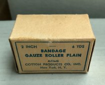 Bandage Gauze Roller Plain, c. 1941-1945