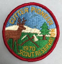 Cutter Pioneer Patch, 1970