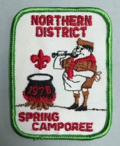Northern District Spring Camporee Patch, 1978