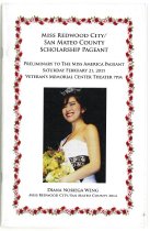 Miss Redwood City pageant programs, 1973-2017