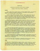 Ralston Hall, A National and California State Historic Landmark, June 1, 19