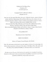 California and the Civil War, 2017