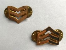 San Mateo County Sheriff Sergeant Collar Pins, c. 1979-1989