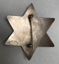 San Mateo County 1st Township Police Badge, c. 1959-1974