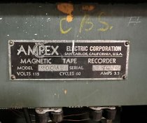 Ampex 200A Recorder (converted into a 201), 1948