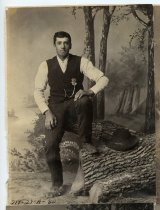 Untitled [Studio Portrait of a Young Man], c. 1890-1900