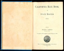California Blue Book,1911