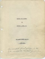 History Of La Honda by Werner C. Foss, Jr., June 1941