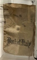 Bank of Italy Deposit Bag