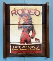 Grand National Rodeo Mounted Poster, 2004