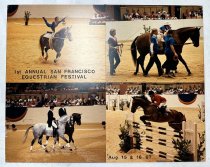 1st Annual San Francisco Equestrian Festival Four Image Poster on Masonite,