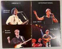 Amnesty International Concert Poster on Masonite, 1986